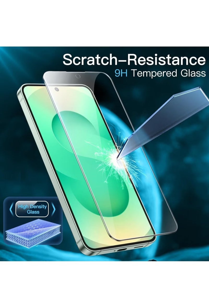Raxoom Samsung Galaxy S25 Plus Tempered Glass 3-Pack Anti-Scratch Ultra Resistant Clear Screen Protector for Samsung Galaxy S25 Plus 5G 6.7-Inch â€“ Maximum Protection, Crystal Clear Display, Easy Installation - Image 3