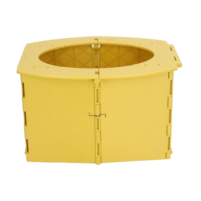 YWBL-WH Toddler Potty, Portable Foldable Travel Toilet Seat, Reusable Training Chair for Kids on Camping Trips and Long Car Rides (Yellow) - Image 2