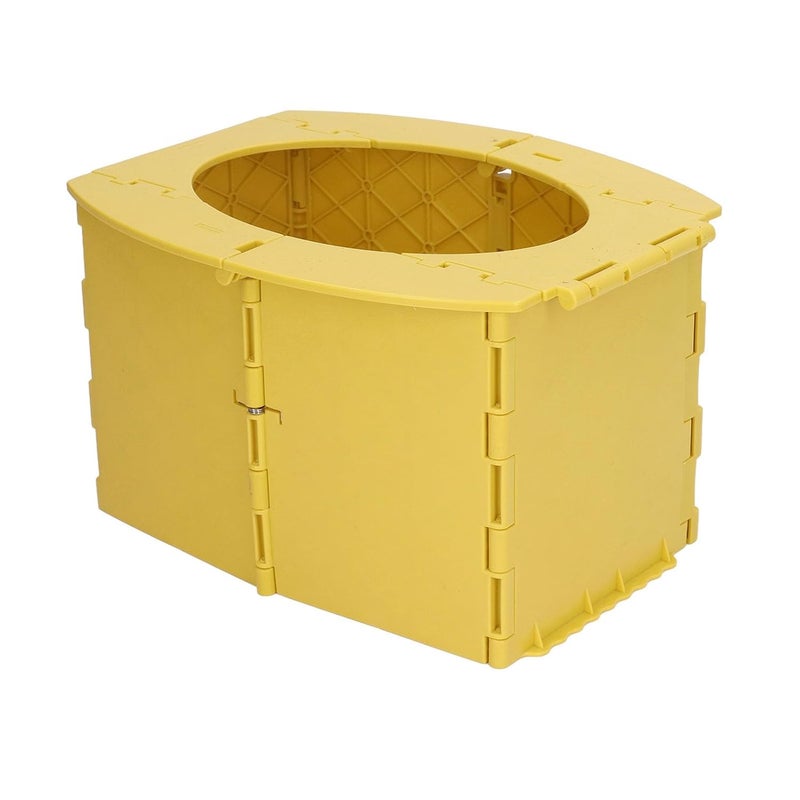 YWBL-WH Toddler Potty, Portable Foldable Travel Toilet Seat, Reusable Training Chair for Kids on Camping Trips and Long Car Rides (Yellow) - Image 5