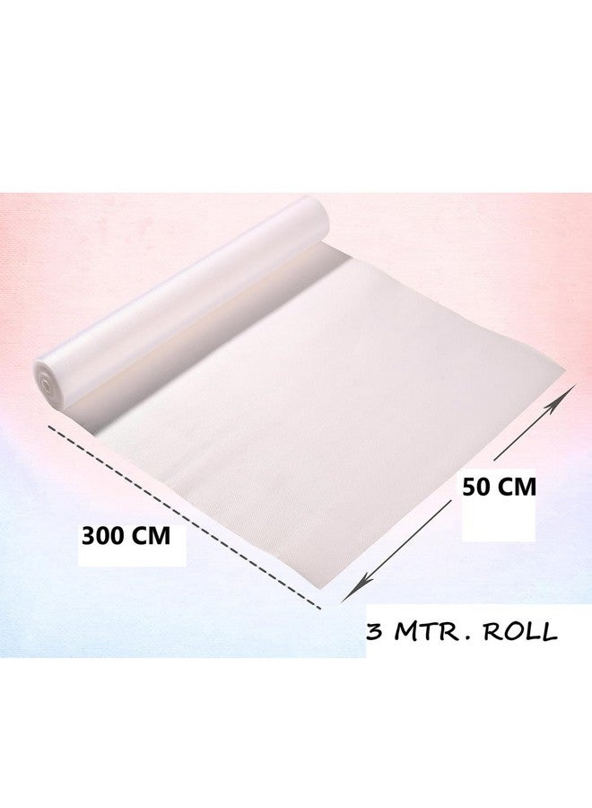 KayJen (50cmX3m) Transparent Food Grade EVA Anti Slip MatSheet for Fridge, Kitchen, Drawer, Shelf Liner, Table (Diamond Texture, Transparent) - Image 2