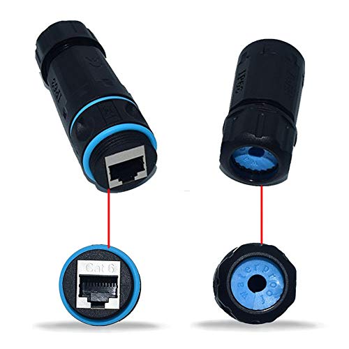 ANMBEST 5PCS Shielded RJ45 Waterproof Connector IP68 Cat5/5e/6 8P8C Ethernet LAN Cable Coupler Female to Female Outdoor Network Adapter - Image 5