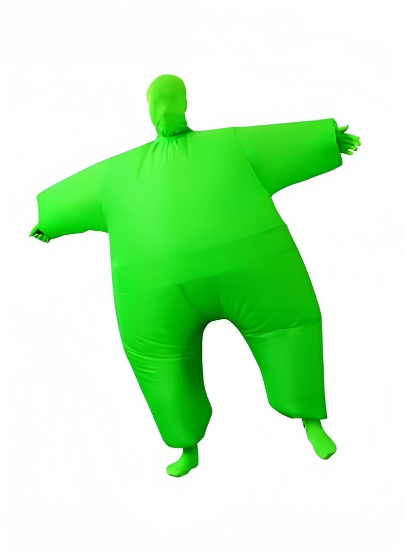 Halamodo Inflatable Masquerade Jumpsuit Costume Adult Full body Suit Air Blow up Costumes with Air-filled Fan Powered by Batteries Funny Fancy Dress Perfect for Parties TV Shows Festivals and Celebrations - Image 2