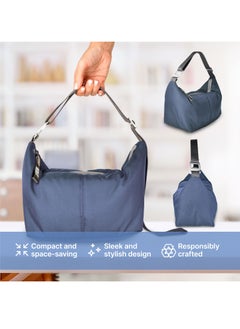 BEOLA Reusable Insulated Lunch Bag for Men and Women - 6.5L, Marine Blue  - Image 2