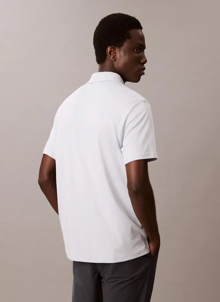CALVIN KLEIN Cotton Short Sleeve Polo