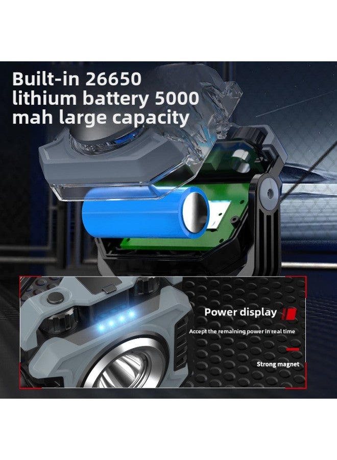 إسكدنيا في الهواء الطلق ضوء قوي متعدد الوظائف ضوء العمل ضوء التخييم المحمول المحمولة شحن سيارة مغناطيسية مقاوم للماء قابلة للشحن-الطاقة:5 - Image 4