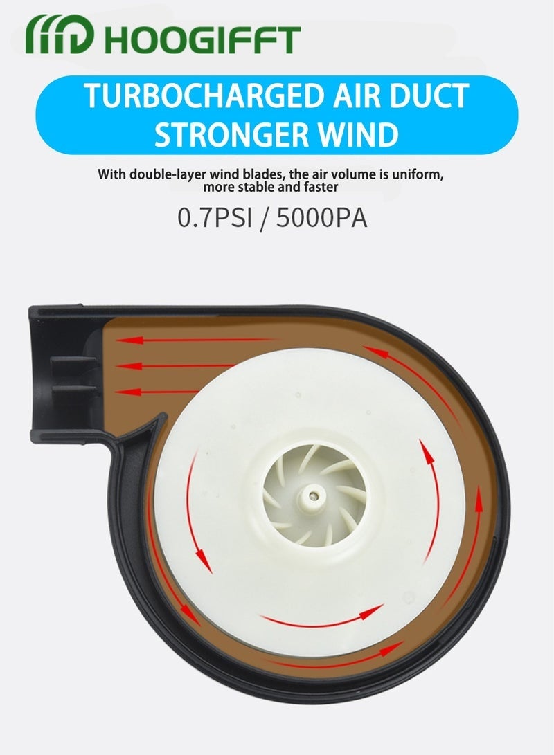 Bukela Air Pump，Electric Air Mattress Pump，Air Pump With 3 Air Nozzles,Electric Air Mattress Portable Camping Pump 2 In 1 Quick Inflate Deflate,Quick-Fill Portable Air Pump，Perfect Inflator/Deflator Pumps for Outdoor Camping, Inflatable Cushions, Air Mattress Beds, Boats - Image 5