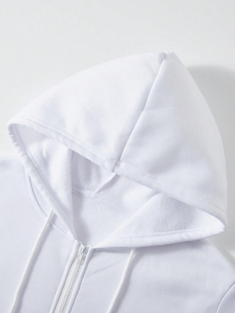 TOPLOT Men's Jacket | Stylish Outerwear Design | Comfortable Fit Wear | Functional Layering Style | Trendy Look Structure |Solid Jacket | Perfect for Casual & Outdoor Wear (5214_L_White) - Image 2