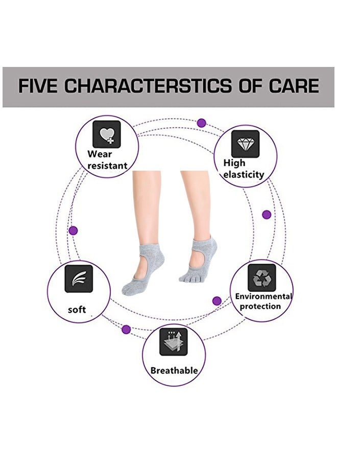 Generic Anti-Skid Breathable Fitness Yoga Socks  - Image 2