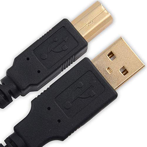 Omnihil 8 Feet USB Cable Compatible with AmScope 40X-2500X LED Biological Binocular Compound Microscope - Image 1