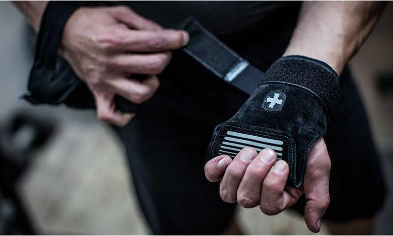 Harbinger Lifting Grips, Black - Image 3