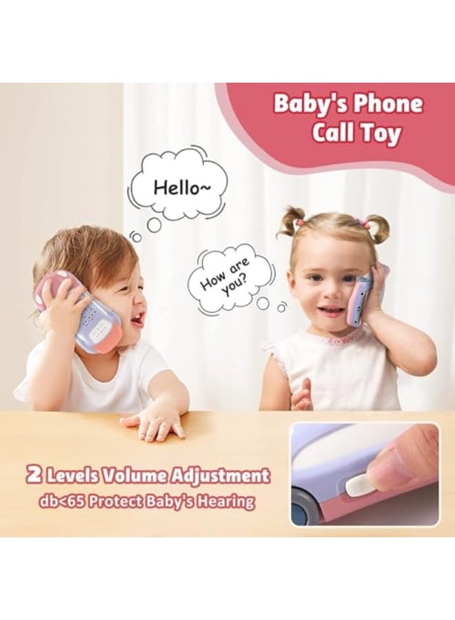 Multifunctional educational mobile toy for children aged 1 to 3 years from Goiz, early educational phone toy for young children with music, interactive pretend play toy, educational gift for boys and girls. - Image 3