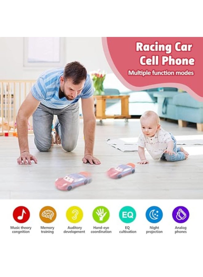 Multifunctional educational mobile toy for children aged 1 to 3 years from Goiz, early educational phone toy for young children with music, interactive pretend play toy, educational gift for boys and girls. - Image 2