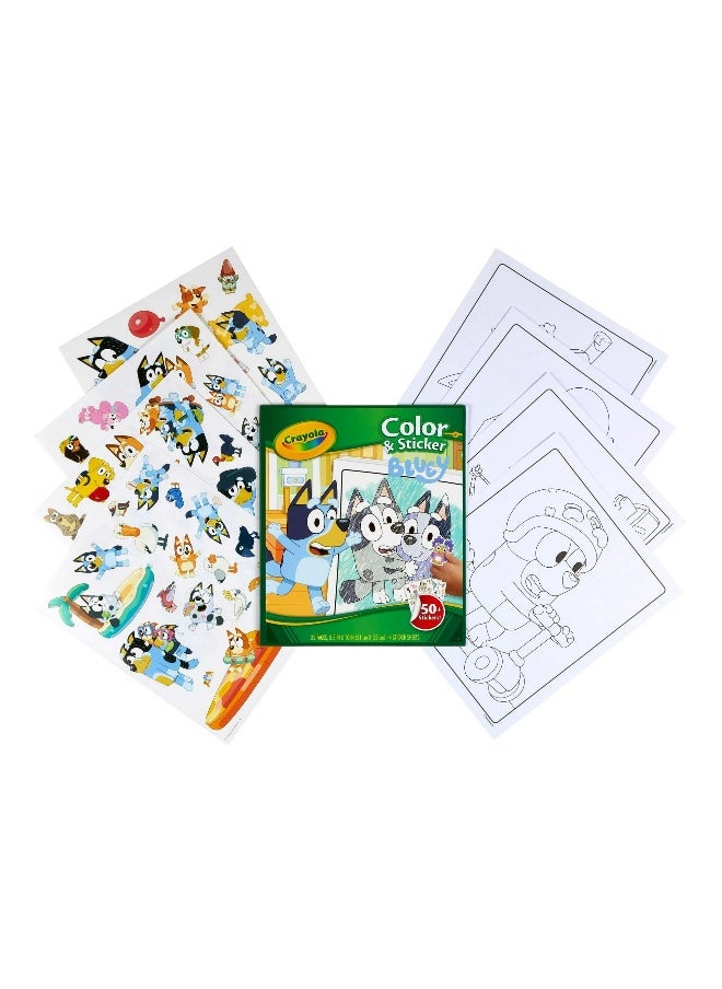 Crayola Crayola Bluey Color & Sticker Activity Book (Paperback)  - Image 1