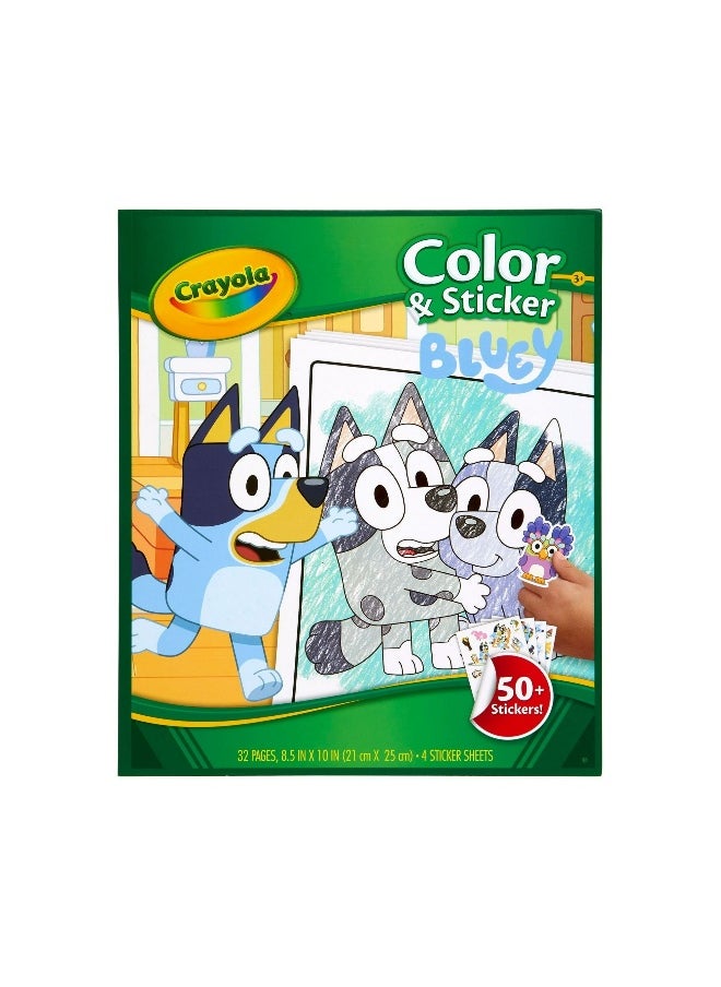 Crayola Crayola Bluey Color & Sticker Activity Book (Paperback)  - Image 2
