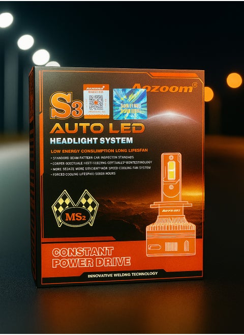 Head light system From Aozoom S3 H4  120 Watts