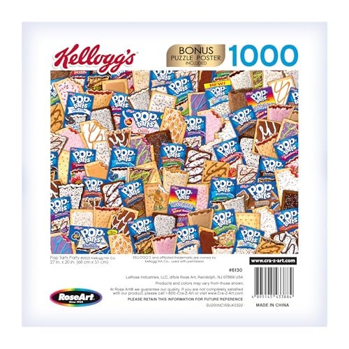 RoseArt - Kellogg's - Pop Tart Party - 1000 Piece Jigsaw Puzzles for Adults - Image 5