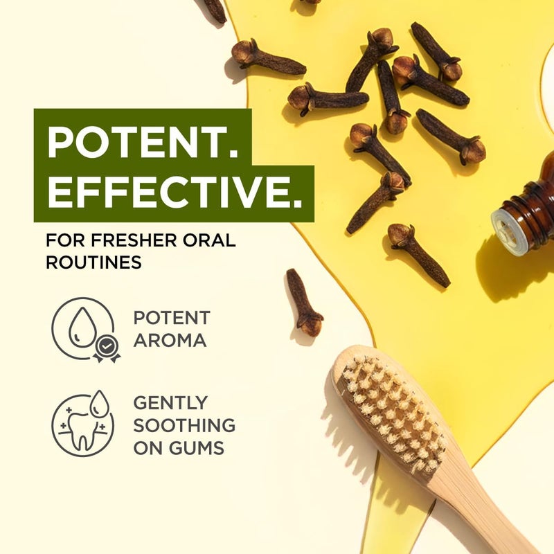 gya labs زيت القرنفل العطري من جيا لابز - 0.34 أونصة سائلة - للشعر، البشرة، الناشر، العلاج بالروائح وصنع الشموع بنفسك - Image 3