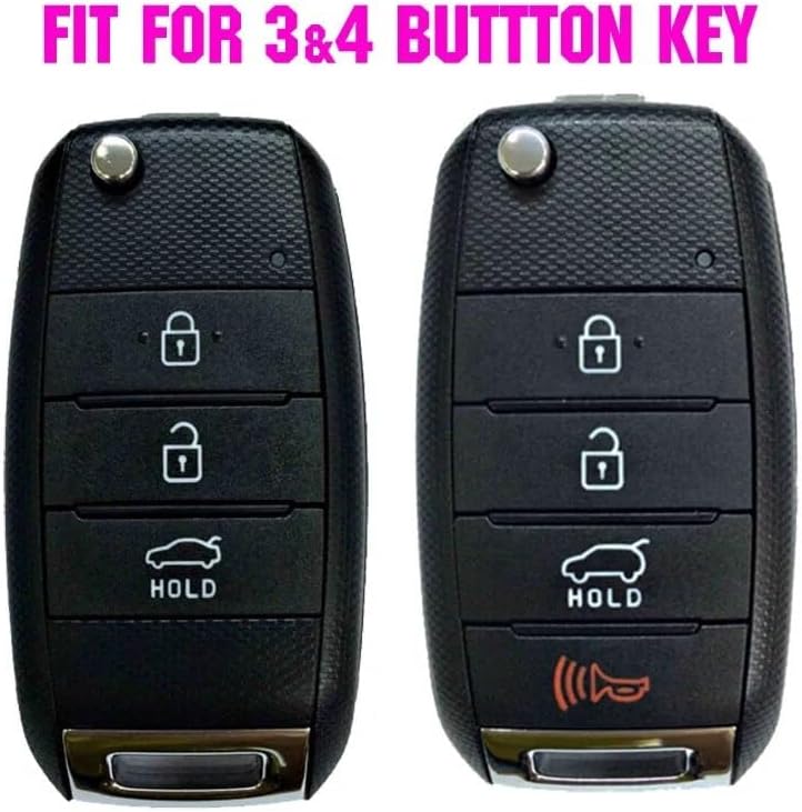 Yurefax غطاء مفتاح سيليكون يوريفكس لطرازات كيا - Image 3