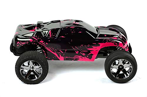 SummitLink Custom Body Muddy Hot Pink Over Black Compatible for 110 Scale RC Car or Truck Truck not Included RNR01 - Image 1