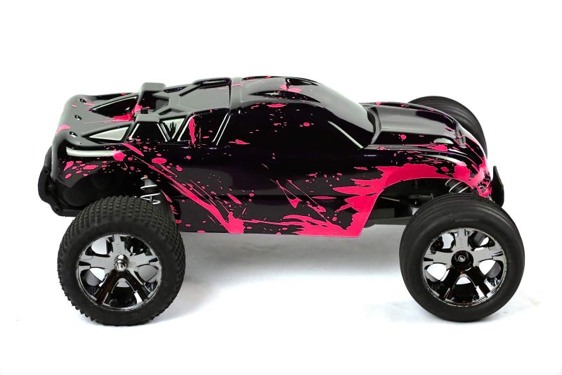 SummitLink Custom Body Muddy Hot Pink Over Black Compatible for 110 Scale RC Car or Truck Truck not Included RNR01 - Image 2
