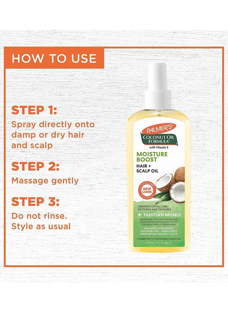 PALMER'S - Coconut Oil Moisture Boost Hair and Scalp Oil 150ml - Image 1