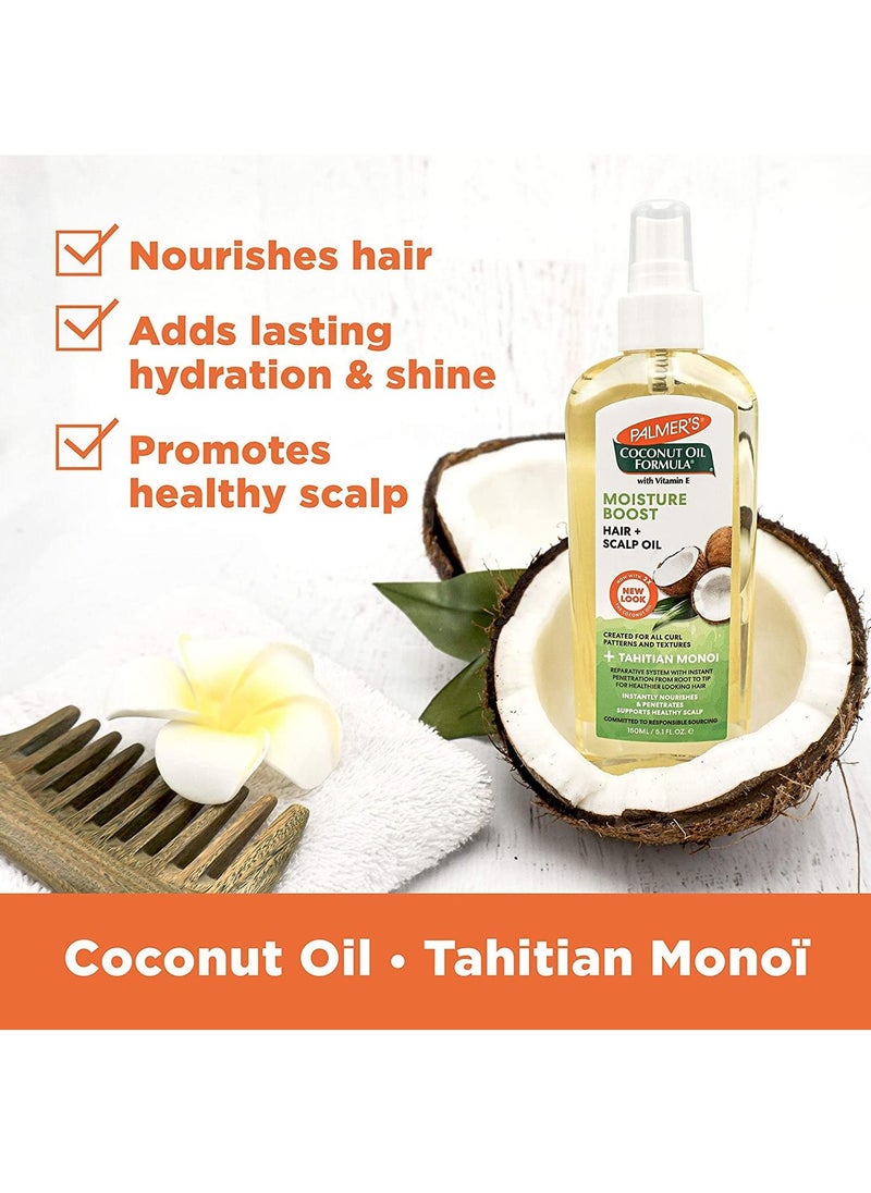 PALMER'S - Coconut Oil Moisture Boost Hair and Scalp Oil 150ml - Image 1