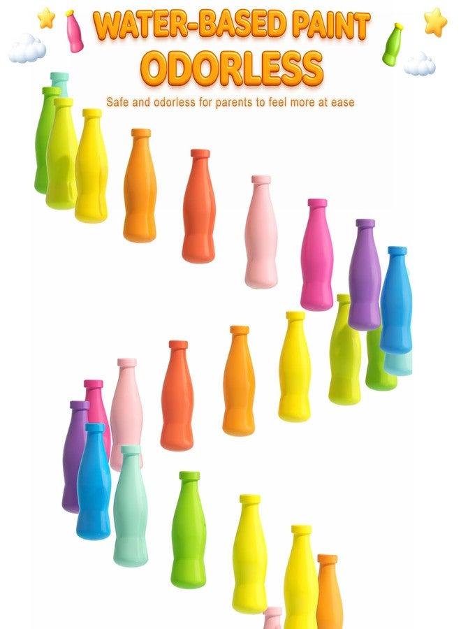 Rumexeng Match The Bottle Color Game, Fun Family Board Game for Adults 2–4 Players, Bottle Flip Challenge Toy for Travel, Camping, Holidays, Celebrate Birthday Party, Backyard Night (Large, Wooden) - Image 3