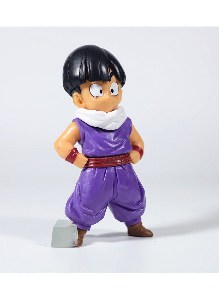 هالامودو التنين الكرة سوبر ساي روك القتال شكل بطيخ الشعر بوي عالية هان 11.5cm الشخصيات ، لطيف سطح المكتب والديكور حالة الكمبيوتر - Image 2