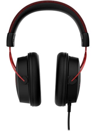 Hyperx Cloud Alpha - Gaming Headset, Dual Chamber Drivers, Legendary Comfort, Aluminum Frame, Detachable Microphone, Works on PC, PS4, PS5, Xbox One, Xbox Series X|S, Nintendo Switch and Mobile – Black/Red - view 5