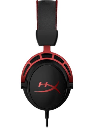Hyperx Cloud Alpha - Gaming Headset, Dual Chamber Drivers, Legendary Comfort, Aluminum Frame, Detachable Microphone, Works on PC, PS4, PS5, Xbox One, Xbox Series X|S, Nintendo Switch and Mobile – Black/Red - view 4