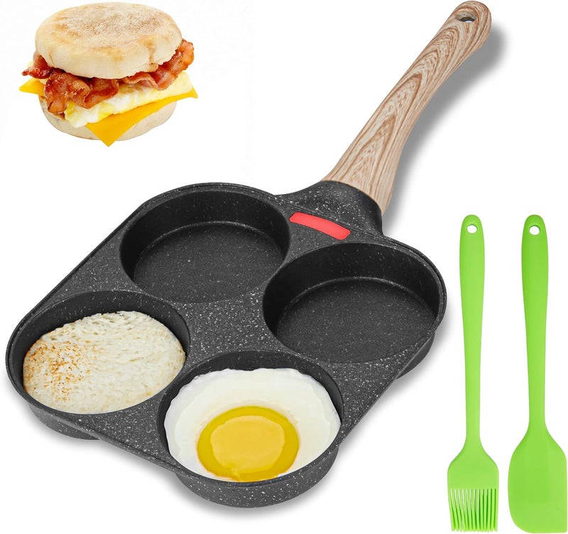 MyLifeUNIT 4-Cup Nonstick Egg Frying Pan for Breakfast and Sandwiches - Image 1