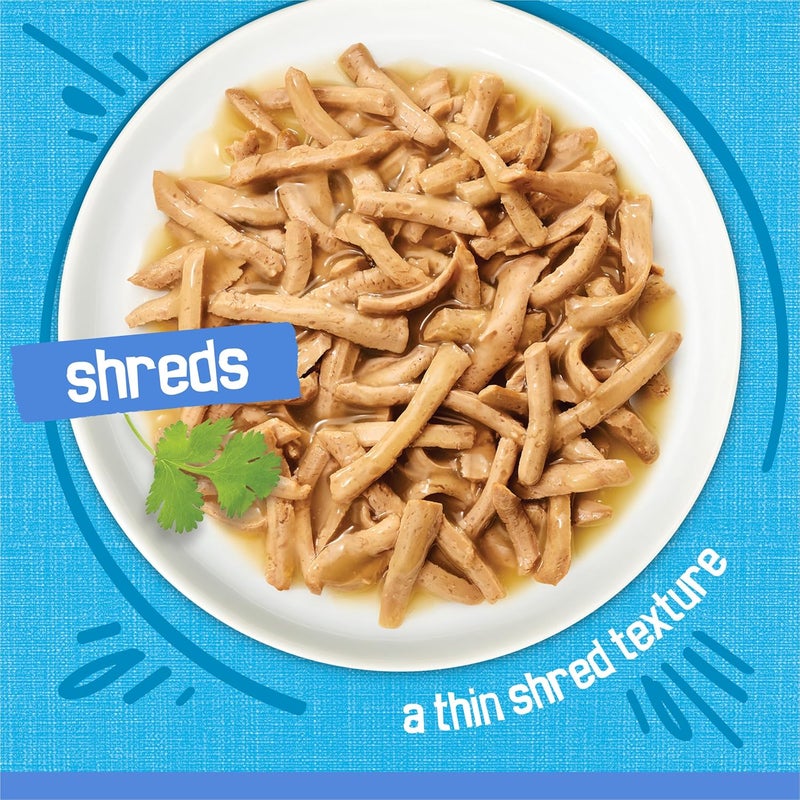 Friskies Purina Friskies Shreds with Ocean Whitefish and Tuna in Sauce Wet Cat Food - Image 4