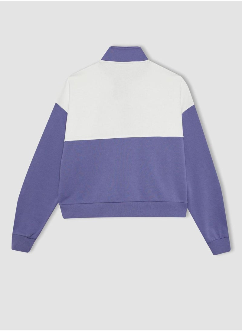 DeFacto Woman Licensed Chicago Bulls (Nbachi1000) Cover-Up Sweat Shirt  - Image 2