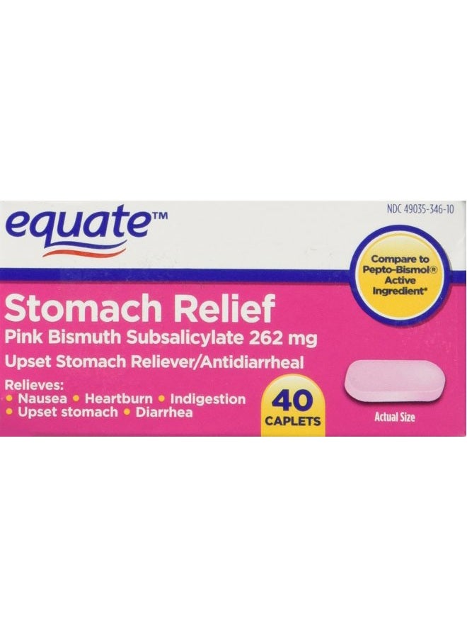 Equate Stomach Relief Caplets 40ct