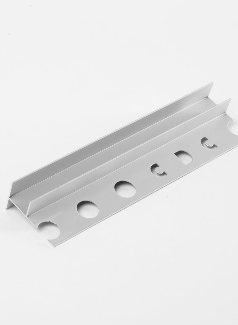 سي دي سي زوايا تثبيت زجاج الشاور مع ميول 14 ملم جروف، الطول: 2.5م ارتفاع: 12ملم - Image 2