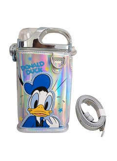 Donald Duck Leak-Proof Kids Water Bottle With Straw Blue 380 ML