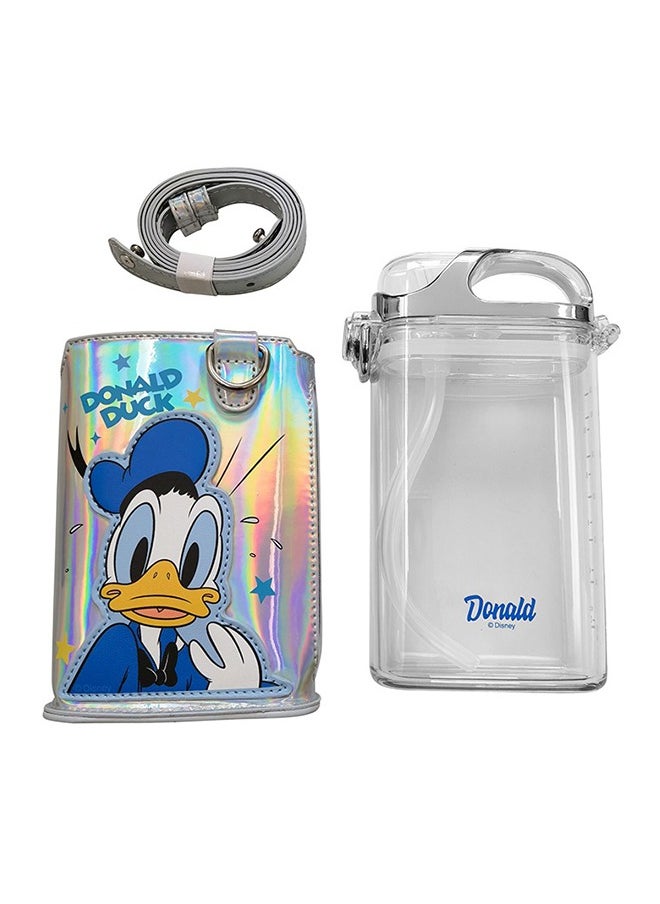 Disney - Donald Duck Leak-Proof Kids Water Bottle With Straw Blue 380 ML - Image 1