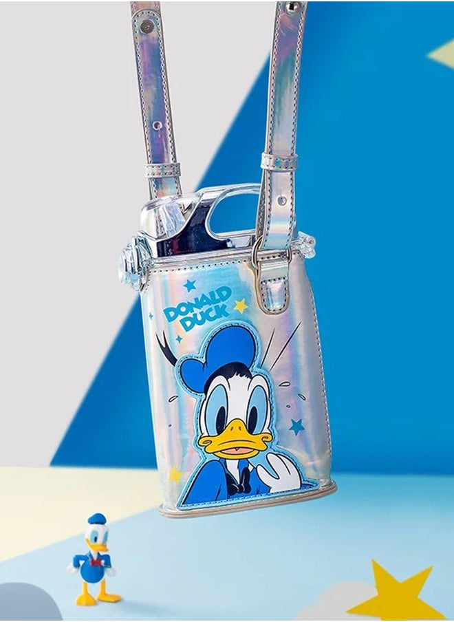 Disney - Donald Duck Leak-Proof Kids Water Bottle With Straw Blue 380 ML - Image 1