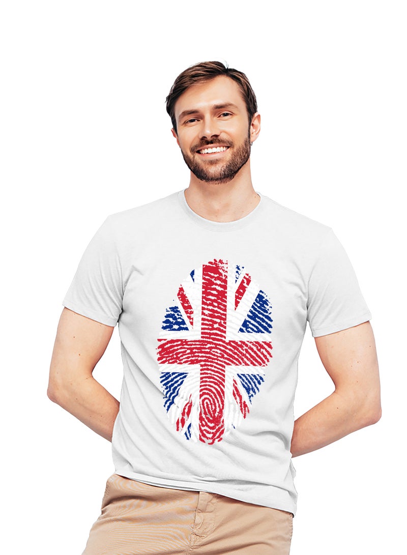 Fashion World Cotton T-shirt Printed with High-quality United Kingdom