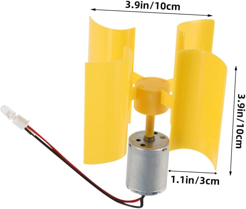 POPETPOP 2pcs Wind Generator Kit for Educational Teaching Model Wind Power Generator Motor Parts Home and Outdoor Use - Image 2
