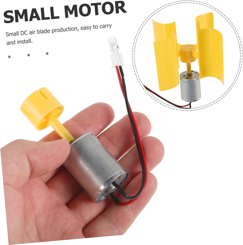 POPETPOP 2pcs Wind Generator Kit for Educational Teaching Model Wind Power Generator Motor Parts Home and Outdoor Use - Image 3