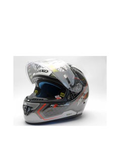 AXXIS FULL FACE helmet AXXIS COBRA rage a2 gloss pearl gray  - Image 2