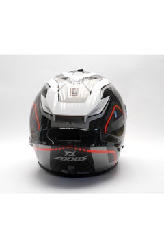 AXXIS FULL FACE helmet AXXIS COBRA rage a2 gloss pearl gray  - Image 4