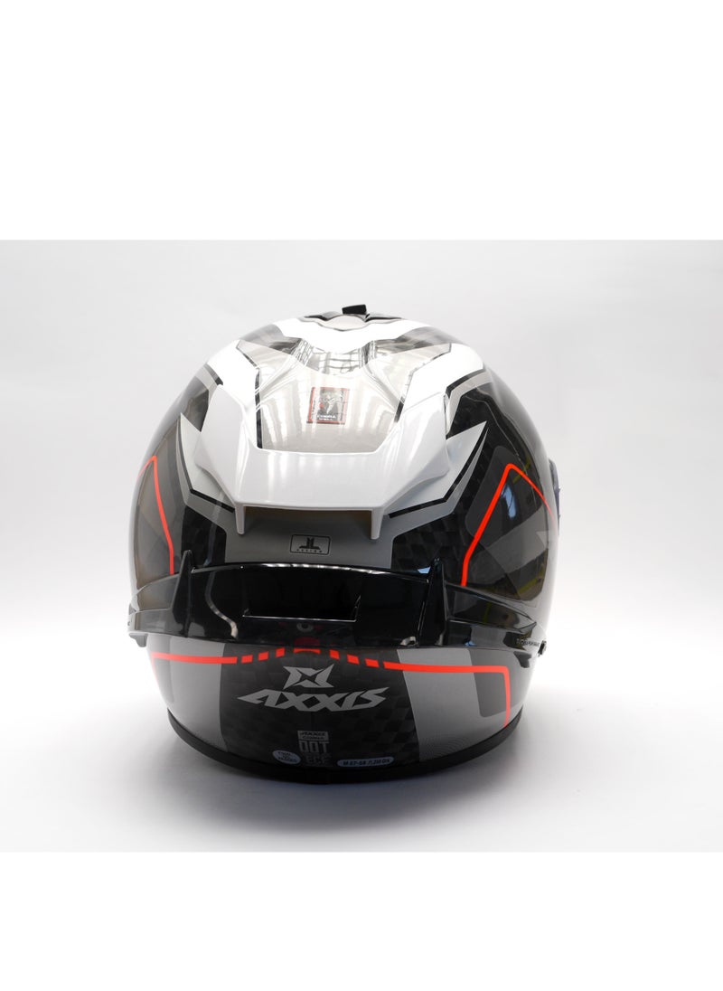 AXXIS - FULL FACE helmet AXXIS COBRA rage a2 gloss pearl gray - Image 1