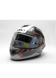 AXXIS FULL FACE helmet AXXIS COBRA rage a2 gloss pearl gray  - Image 1