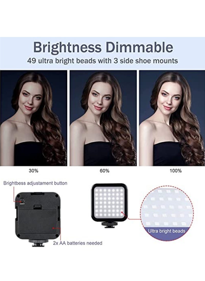 ELTRAZONE - Vlogging Kit Smartphone Vlogging Video Kit with Microphone Tripod LED Light Wireless Remote Phone Holder Phone Stands Smartphone Video Microphone Rig Kit  for YouTube TIK Tok Filming Vlogging - Image 1
