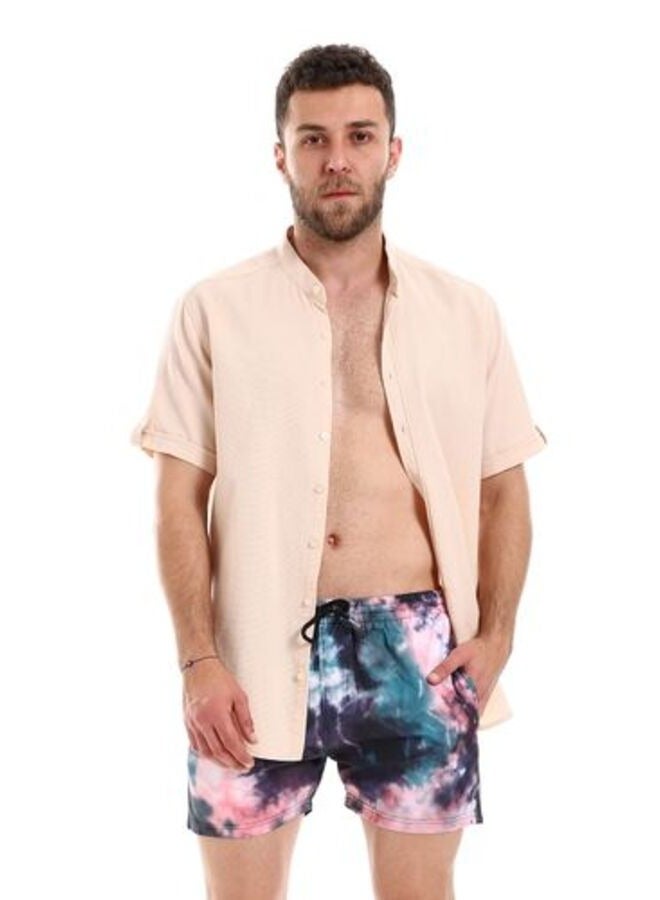 Pavone Washed Patterned Elastic Waist With Sided Multicolor - Image 5