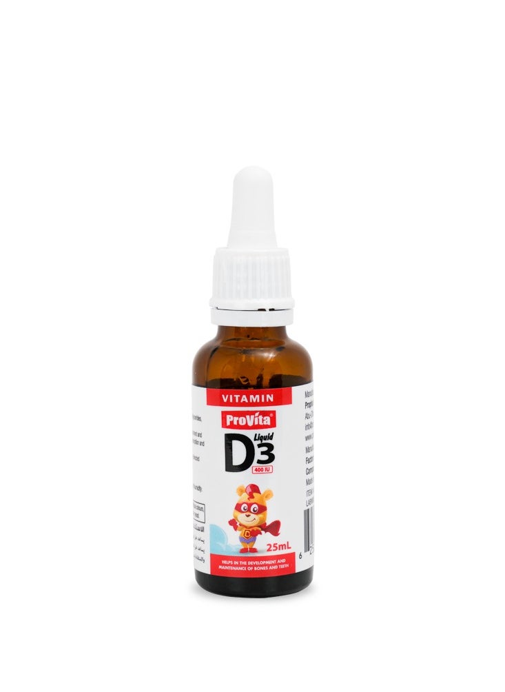 ProVita PROVITA VITAMIN D3 Cholecalciferol 400 IU High Strength Liquid 400 IU per 0.25ML DROPS  - Image 5