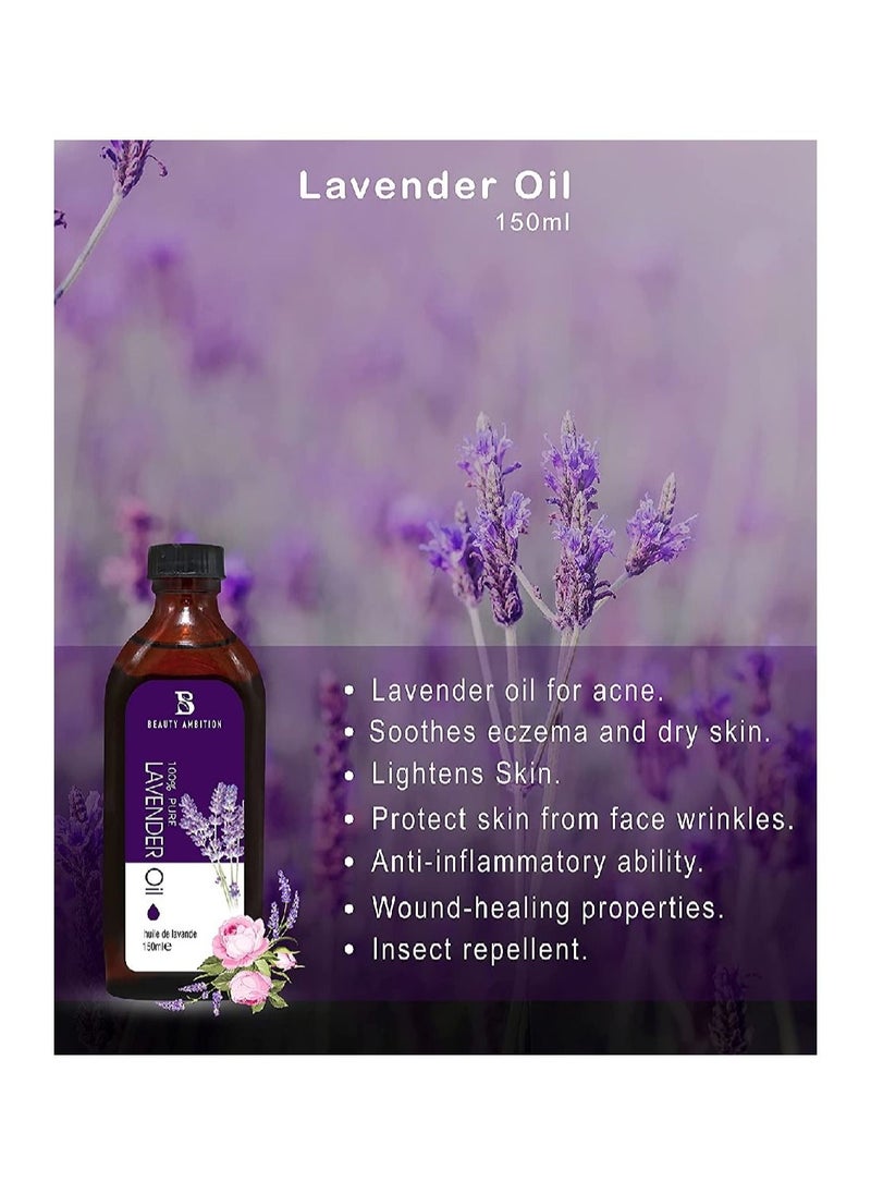 BEAUTY AMBITION - Lavender Oil For Acne Protect Skin From Face Wrinkles - Image 1