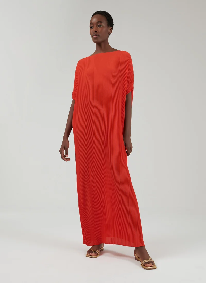 leem Micro Plisse Kaftan